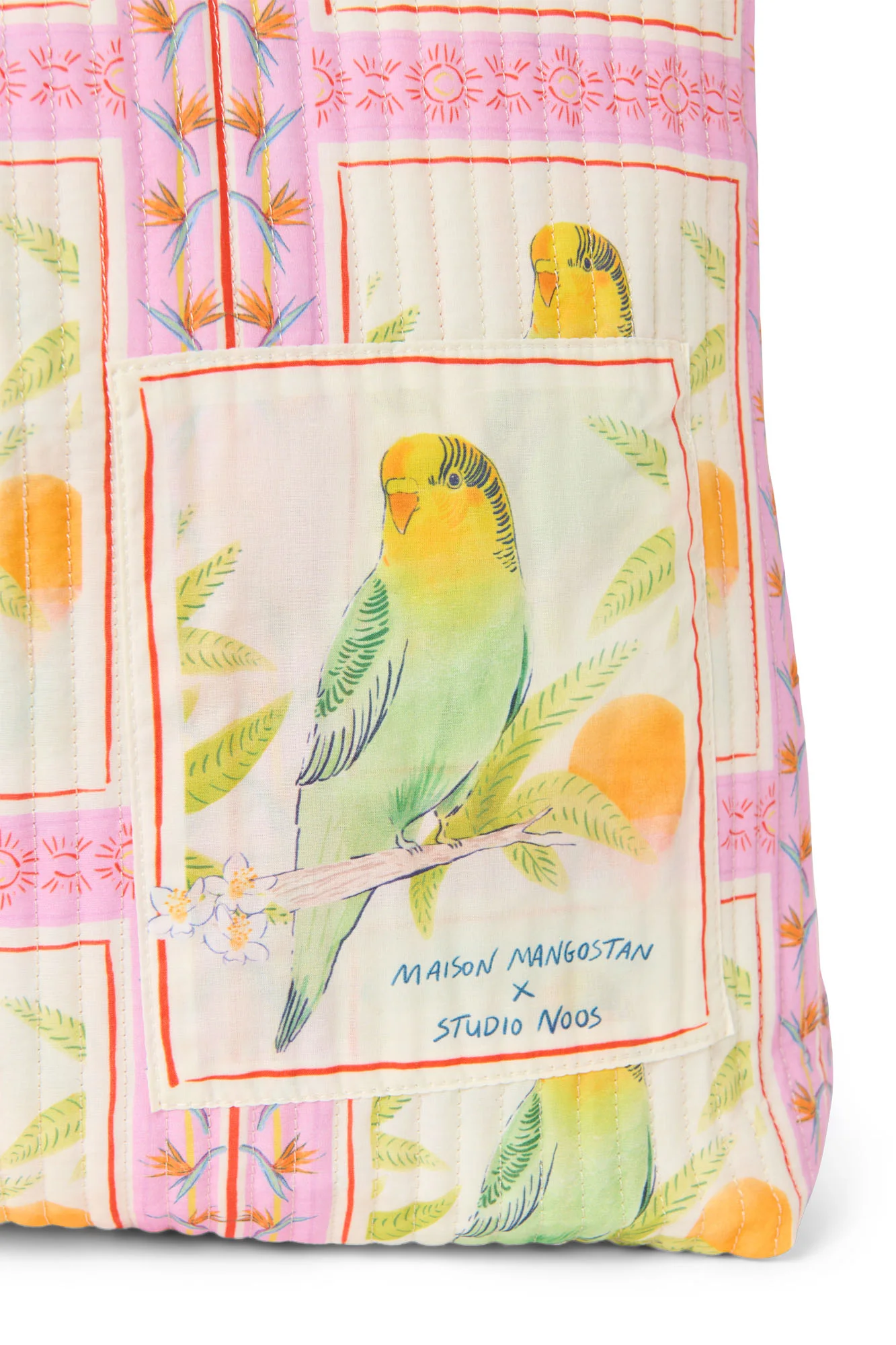 Beach Bag | Maison Mangostan x Studio Noos Birds - Image 6
