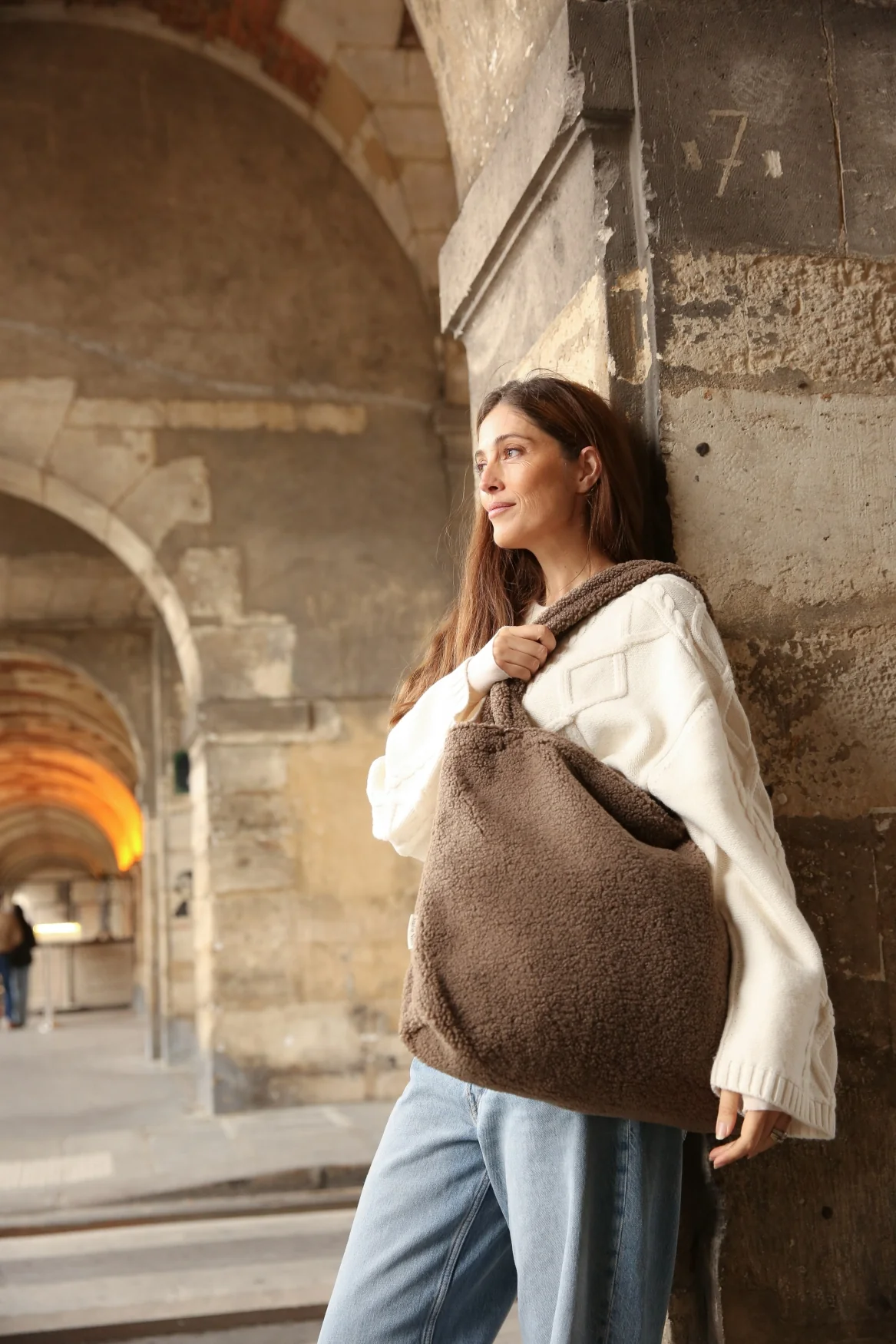 Teddy Mom Bag | Brown - Image 7