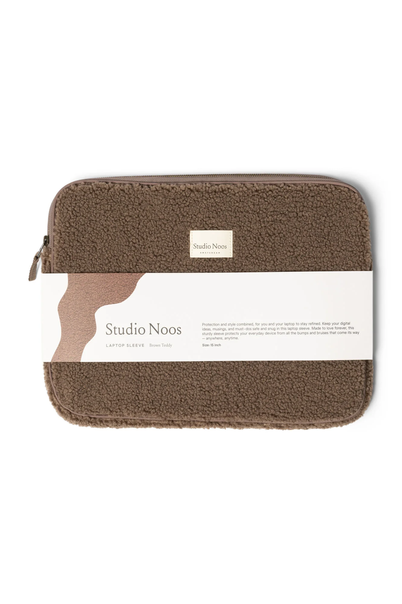 Teddy Laptop Sleeve 15 Inch | Brown - Image 3