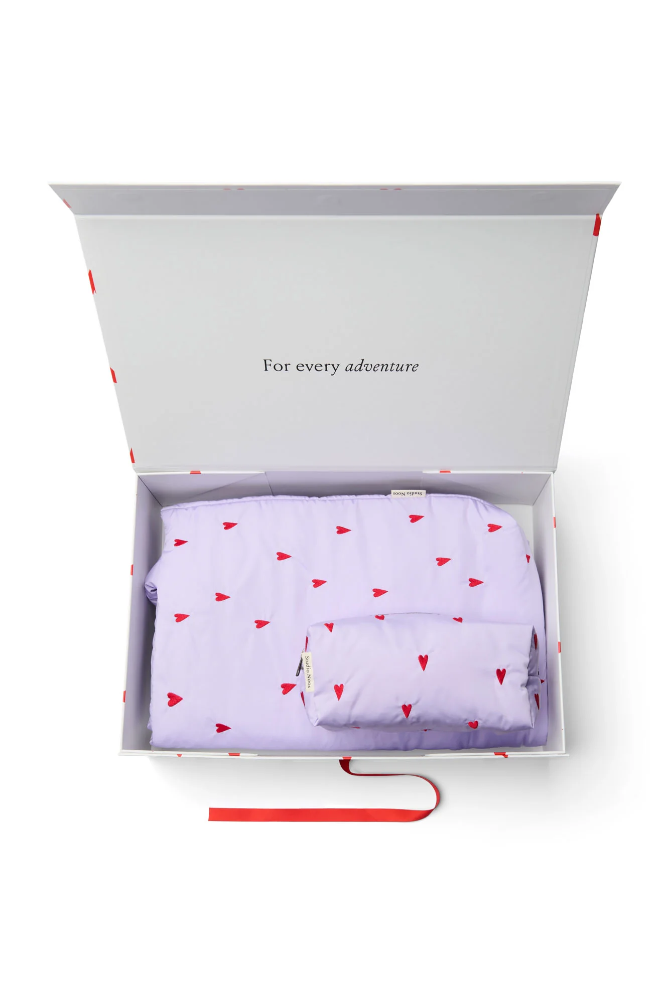 Classic Puffy Gift Set | Purple Hearts