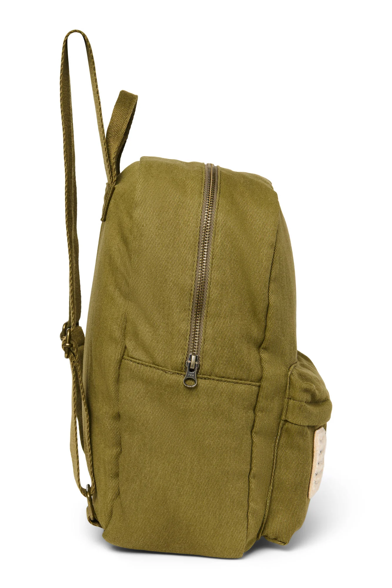 Cotton Midi Backpack | Green - Image 4