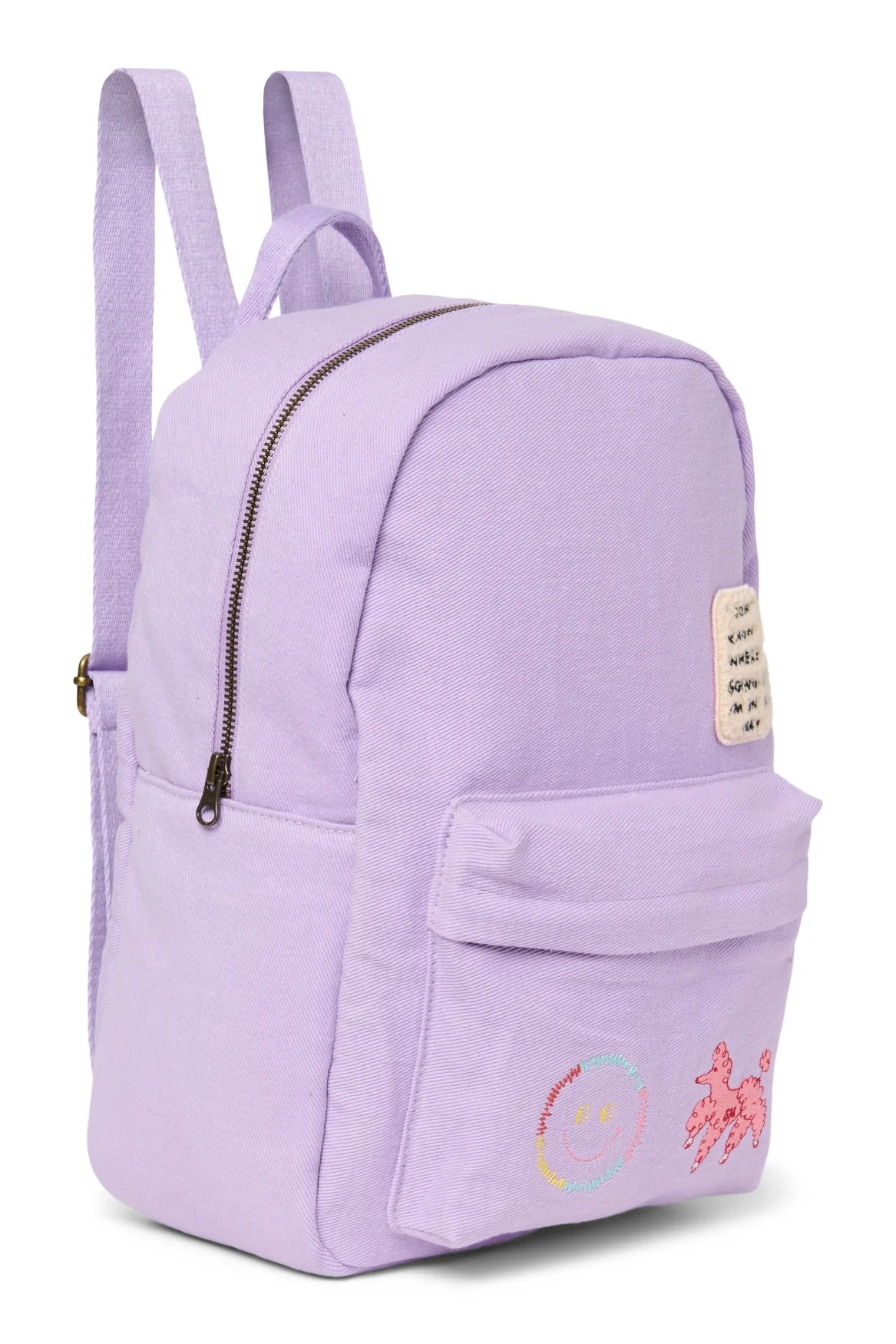 Cotton Midi Backpack | Lilac - Image 3