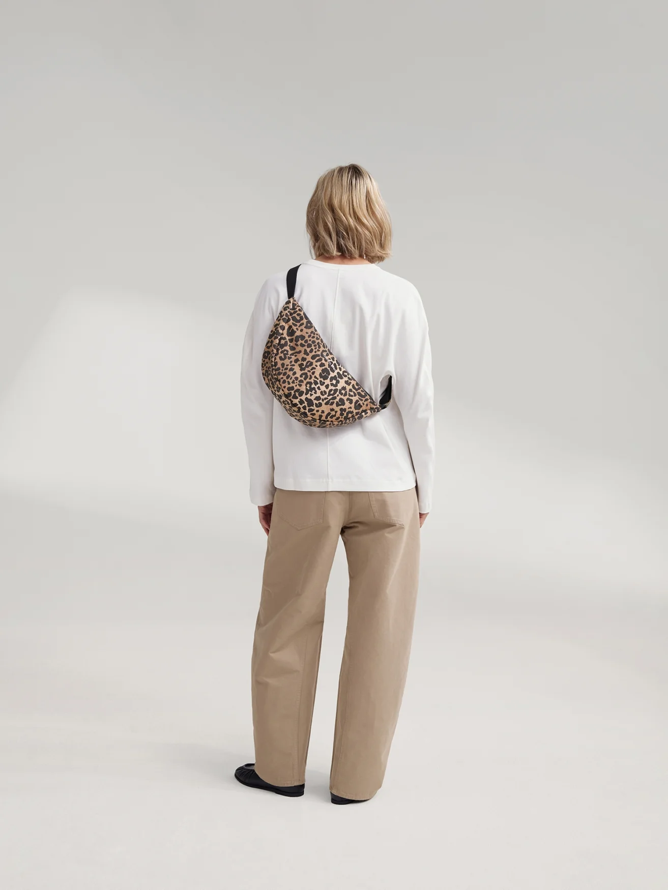 Cotton Adult Fanny Pack | Brown Leopard - Image 9