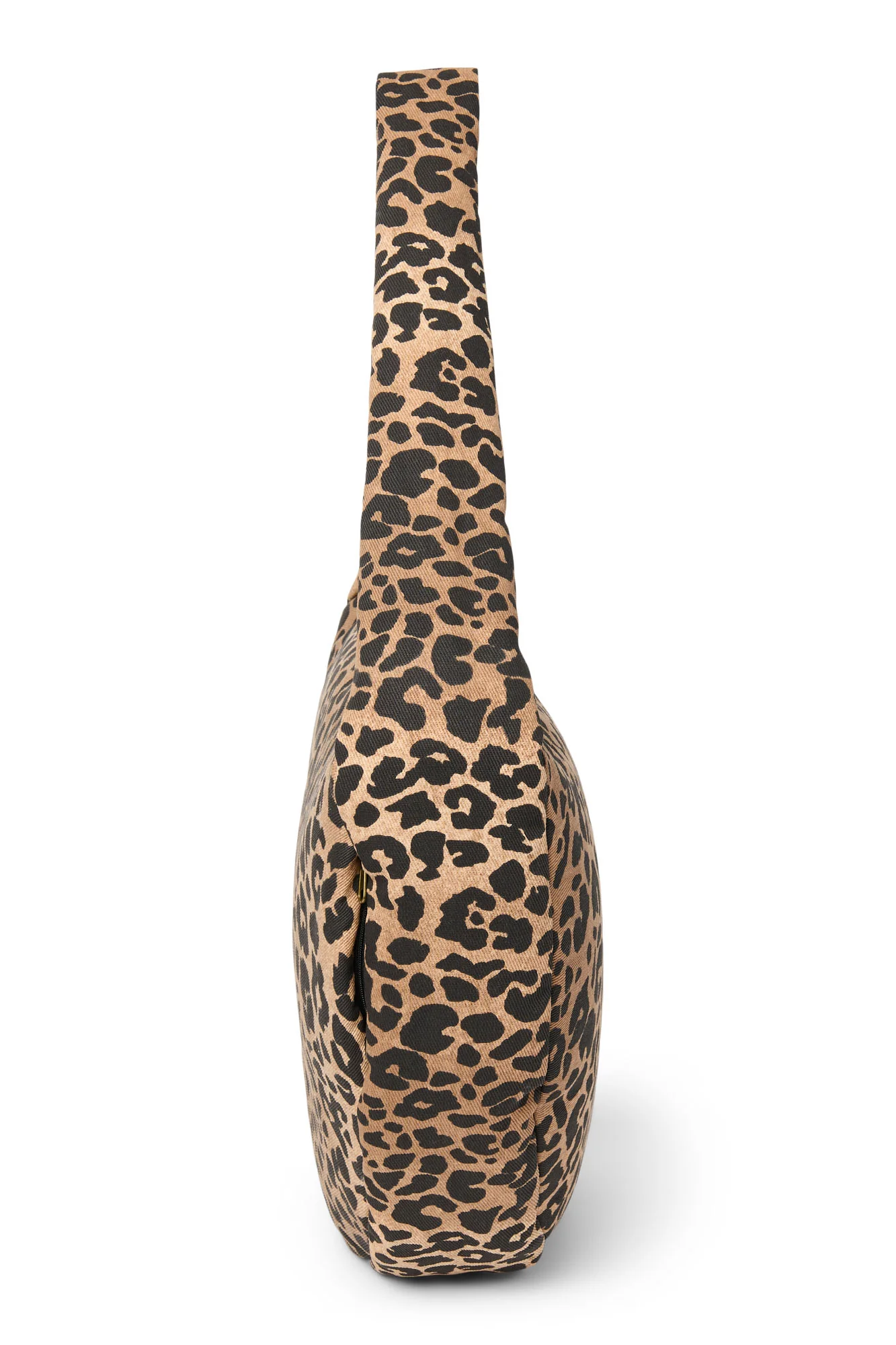 Cotton Cross Body Bag | Brown Leopard - Image 8