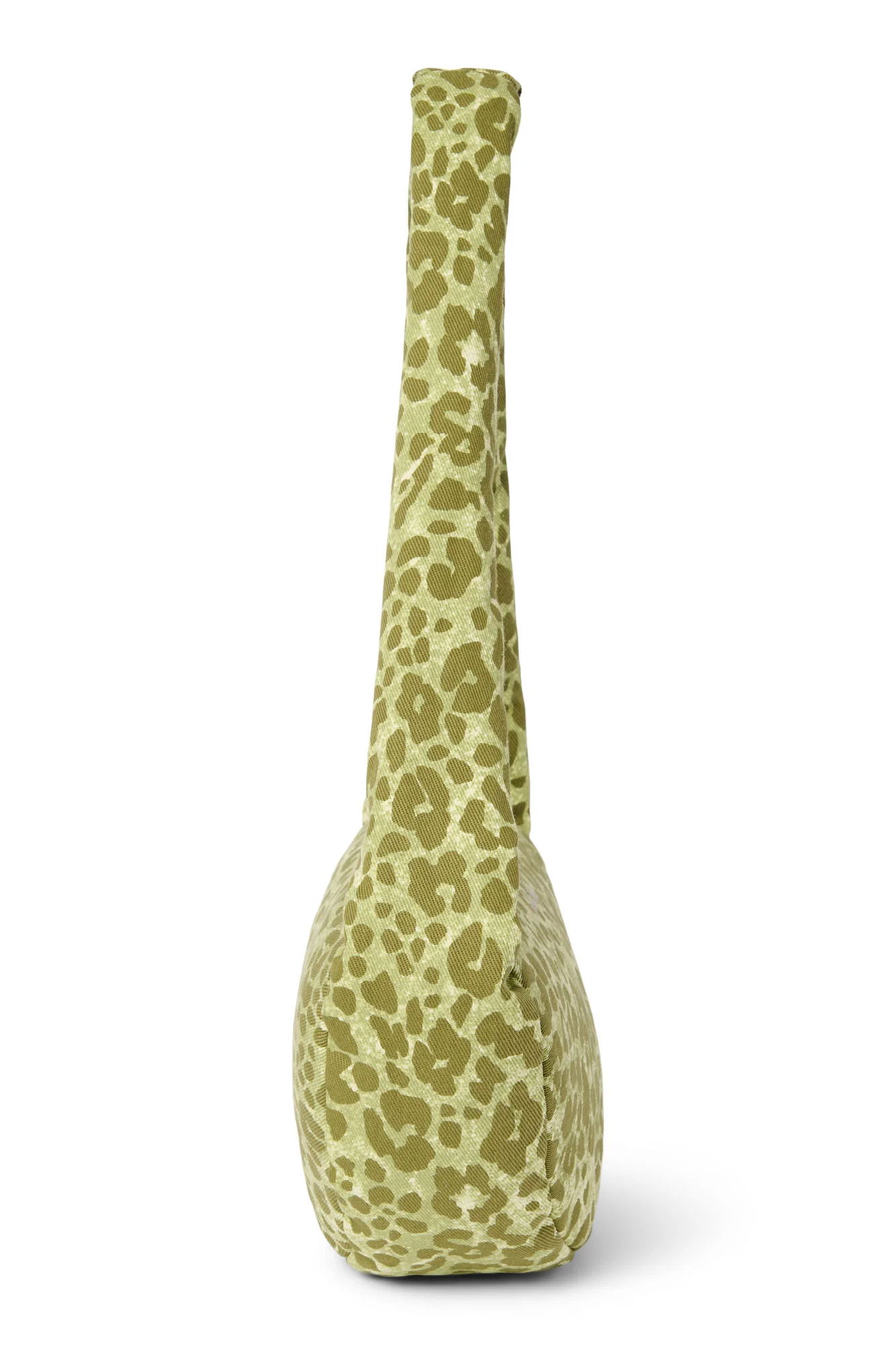 Cotton Mini Cross Body Bag | Green Leopard - Image 5