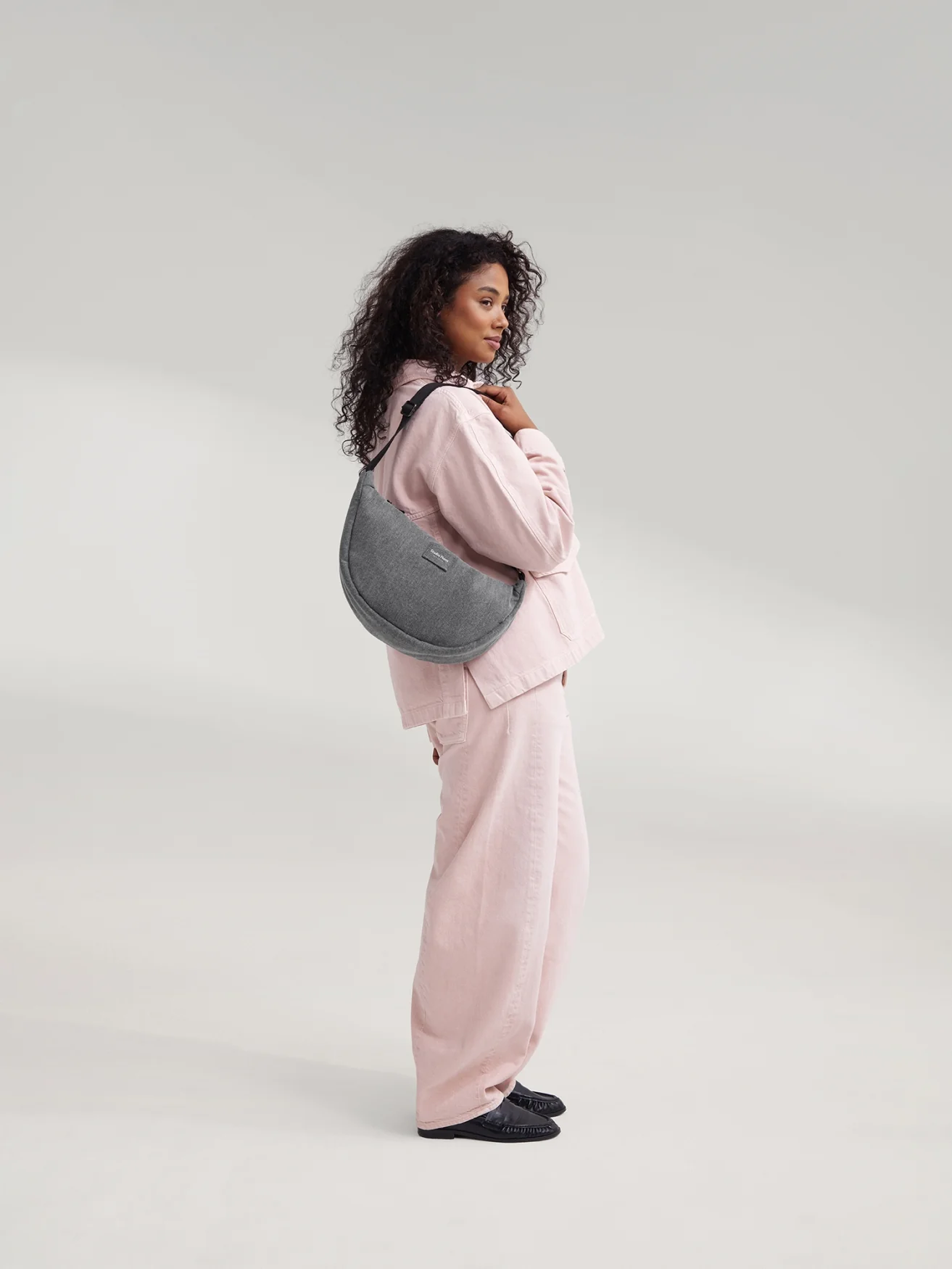 Denim Adult Fanny Pack | Grey - Image 3