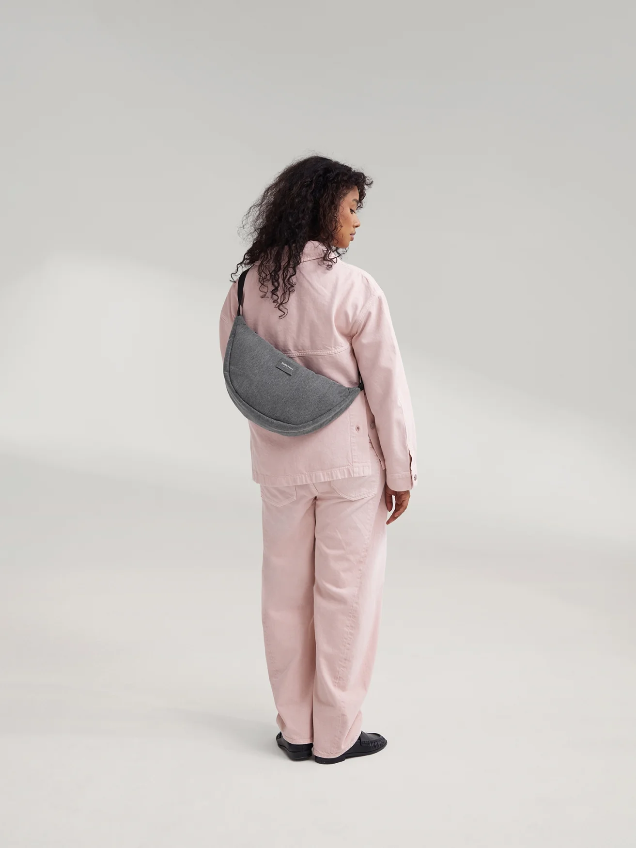 Denim Adult Fanny Pack | Grey - Image 8