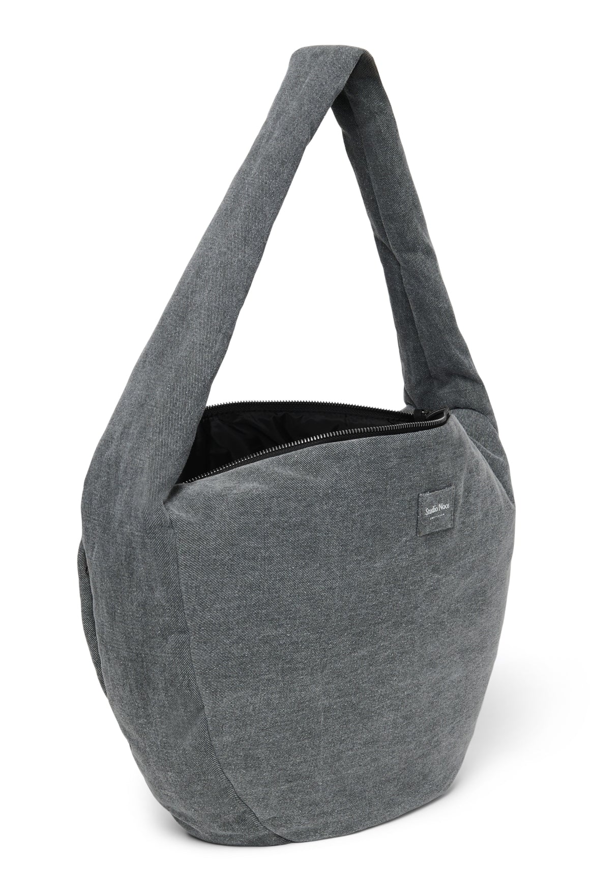 Denim Cross Body Bag | Grey - Image 6