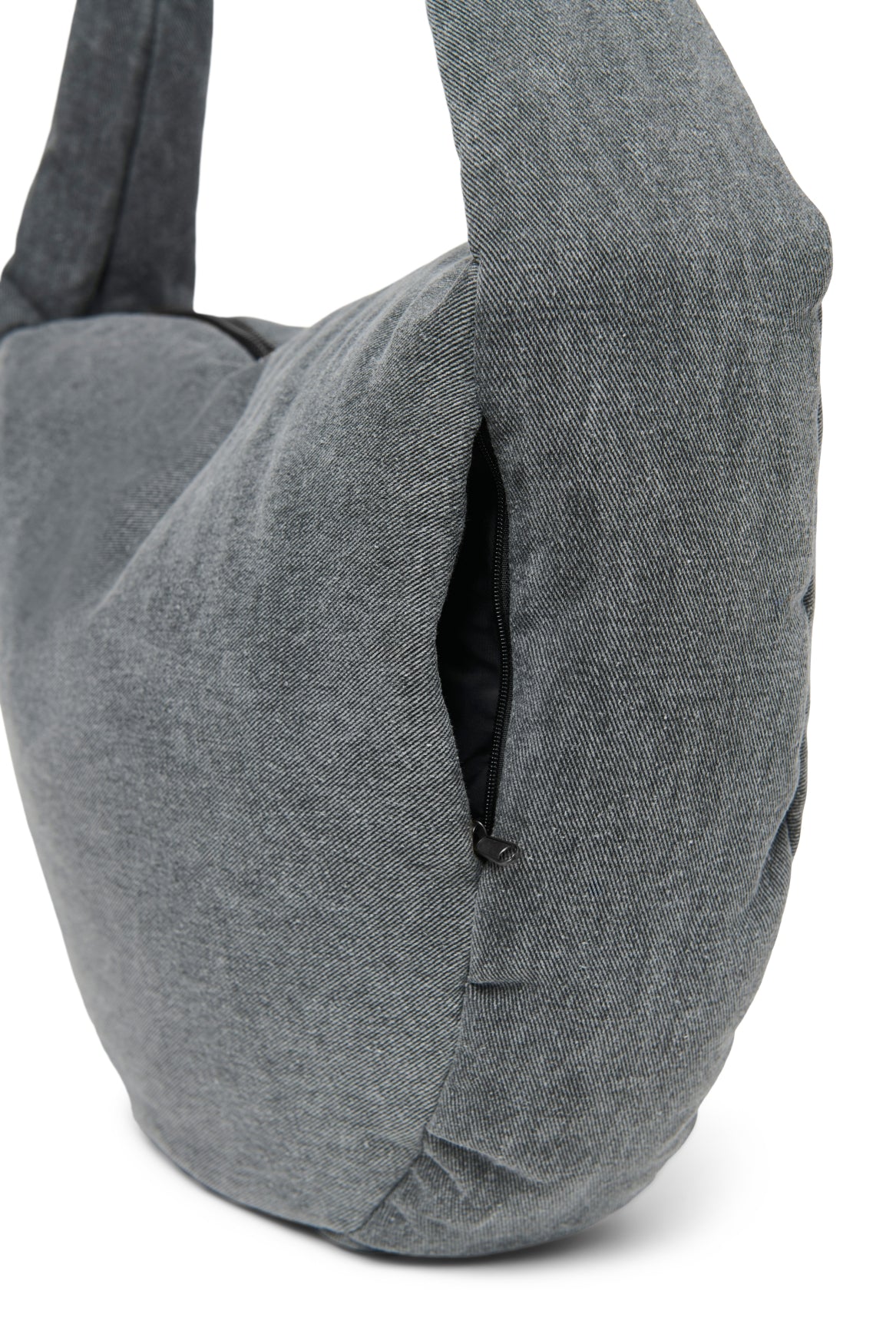 Denim Cross Body Bag | Grey - Image 8