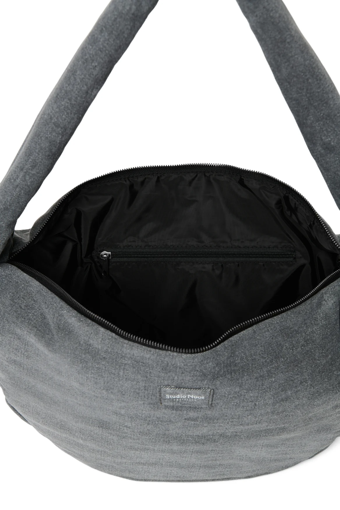Denim Cross Body Bag | Grey - Image 9