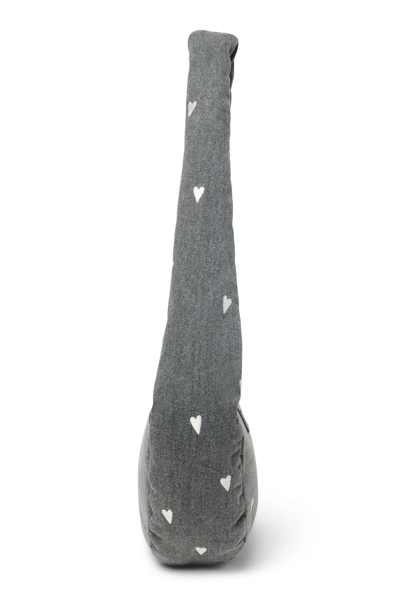 Denim Mini Cross Body Bag | Grey Hearts - Image 5