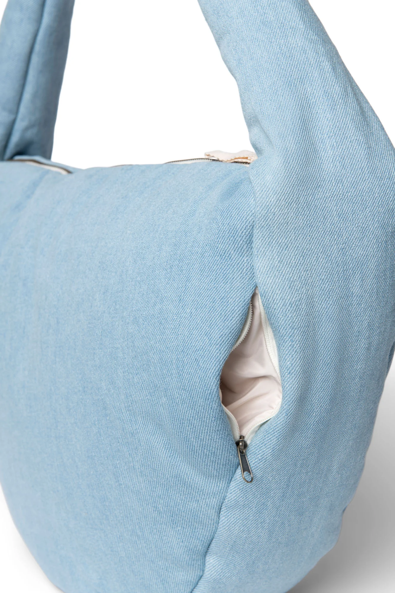 Denim Cross Body Bag | Blue - Image 5