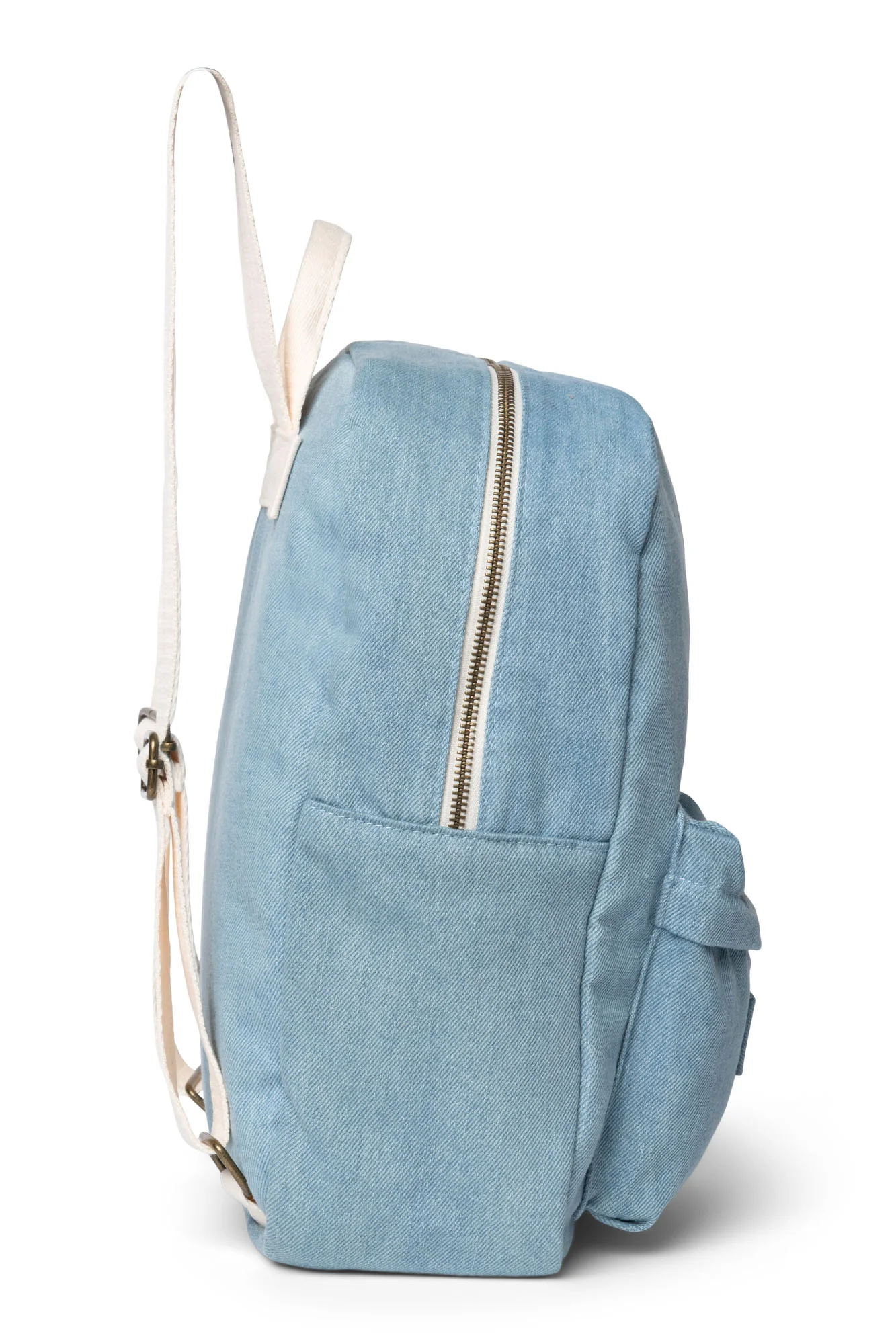 Denim Midi Backpack | Blue - Image 4