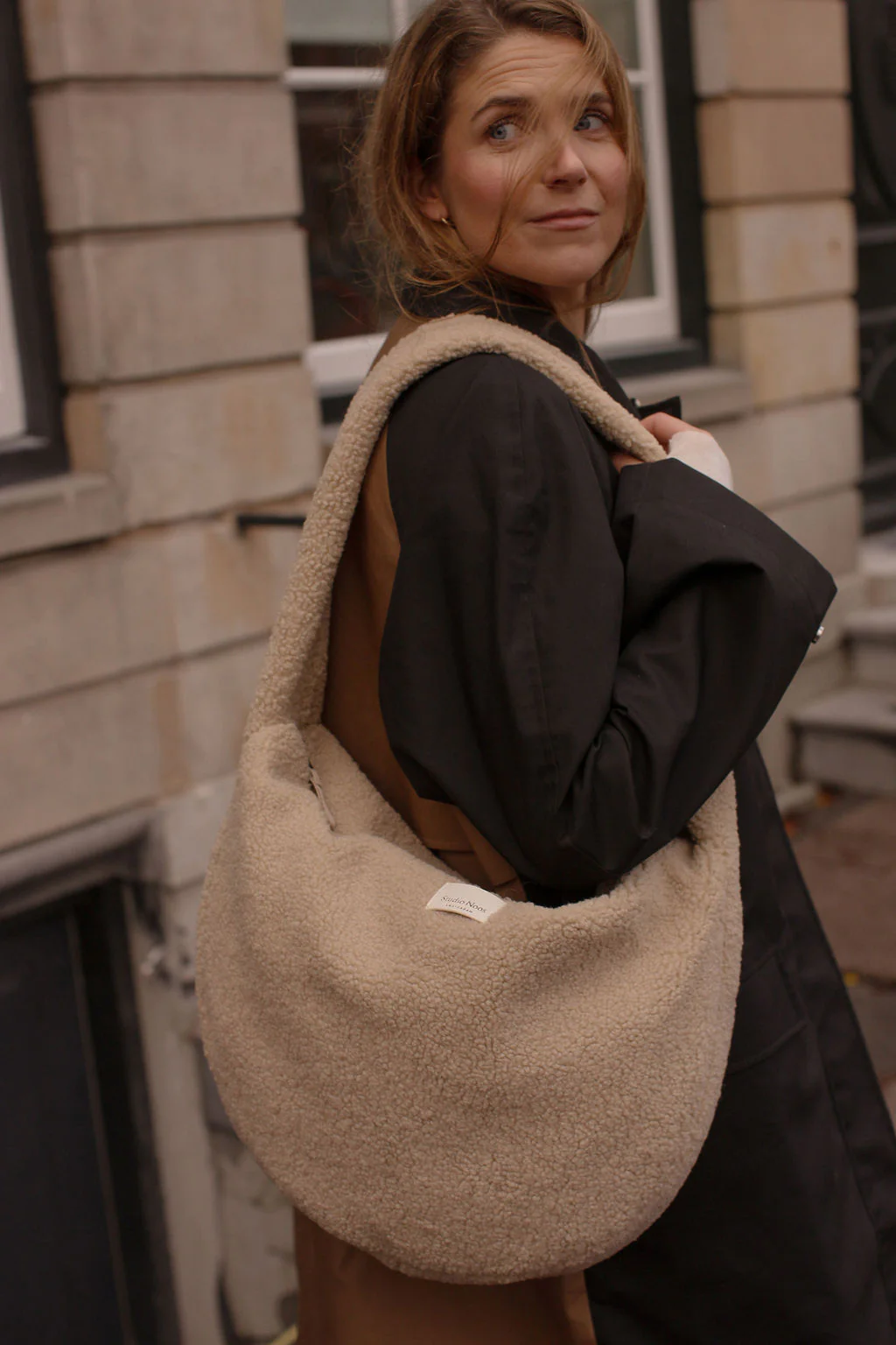 Teddy Cross Body Bag | Ecru - Image 4