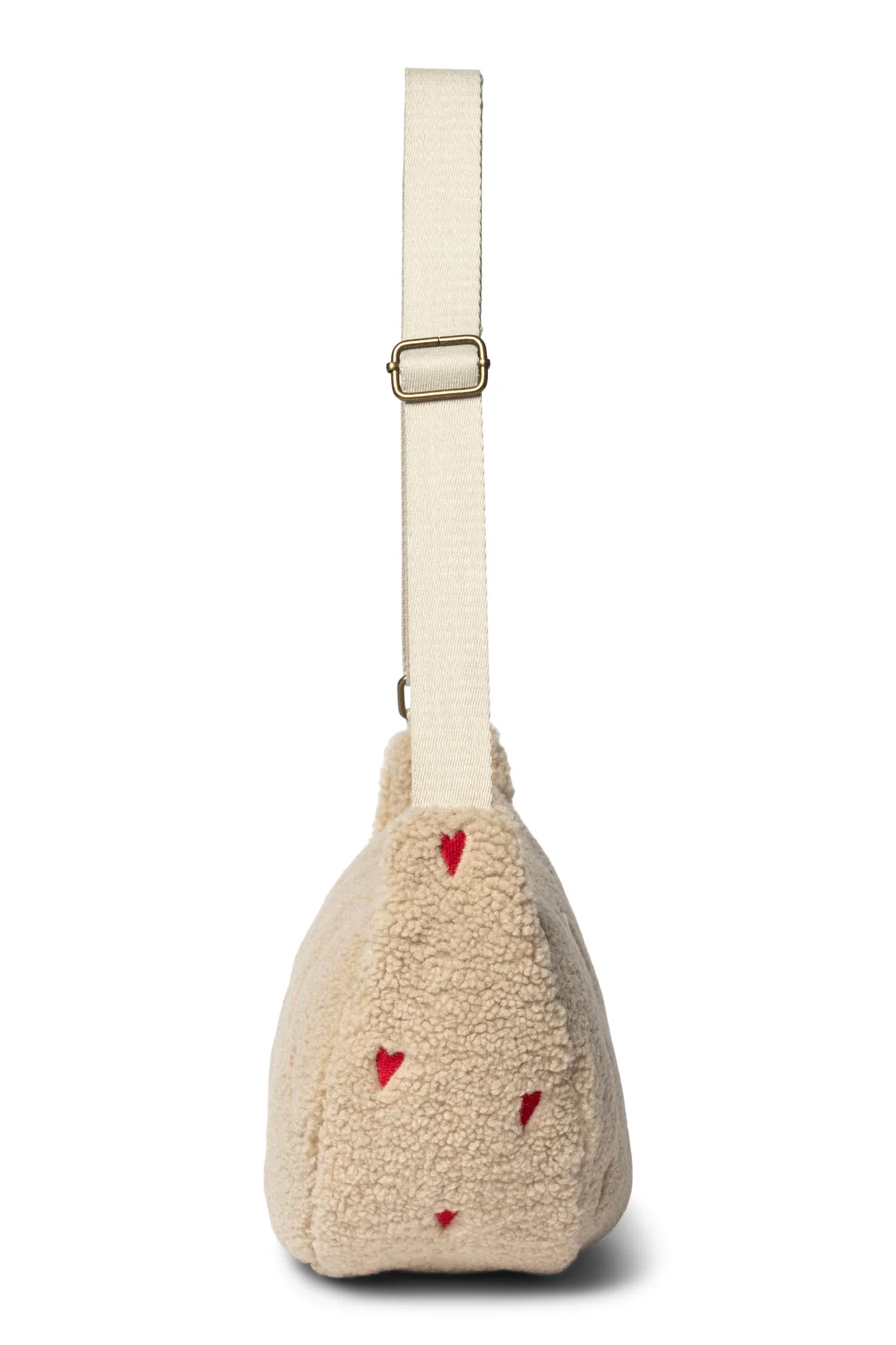 Teddy Adult Fanny Pack | Ecru Hearts - Image 4