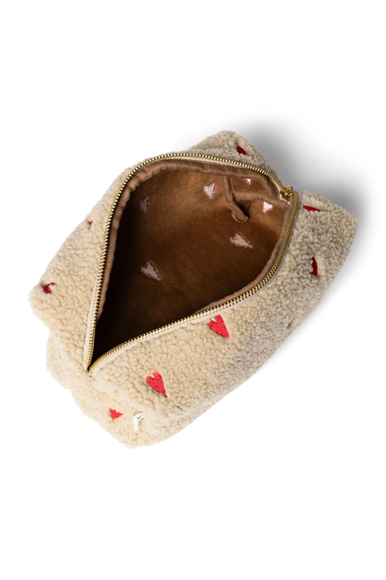 Teddy Pouch | Ecru Hearts - Image 2