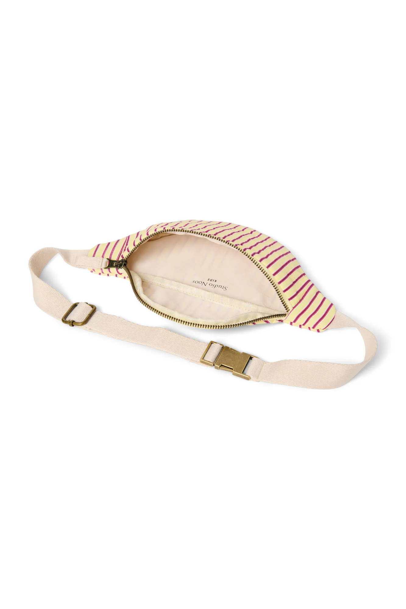Poplin Striped Mini Fanny Pack | Butter Yellow - Image 4