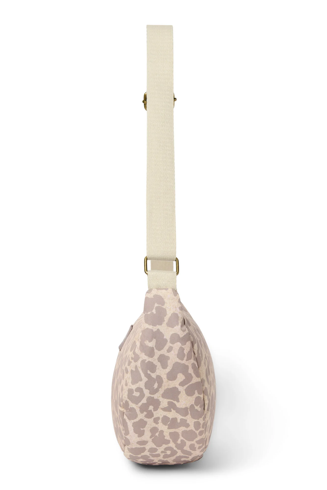 Puffy Adult Fanny Pack | Beige Leopard - Image 4
