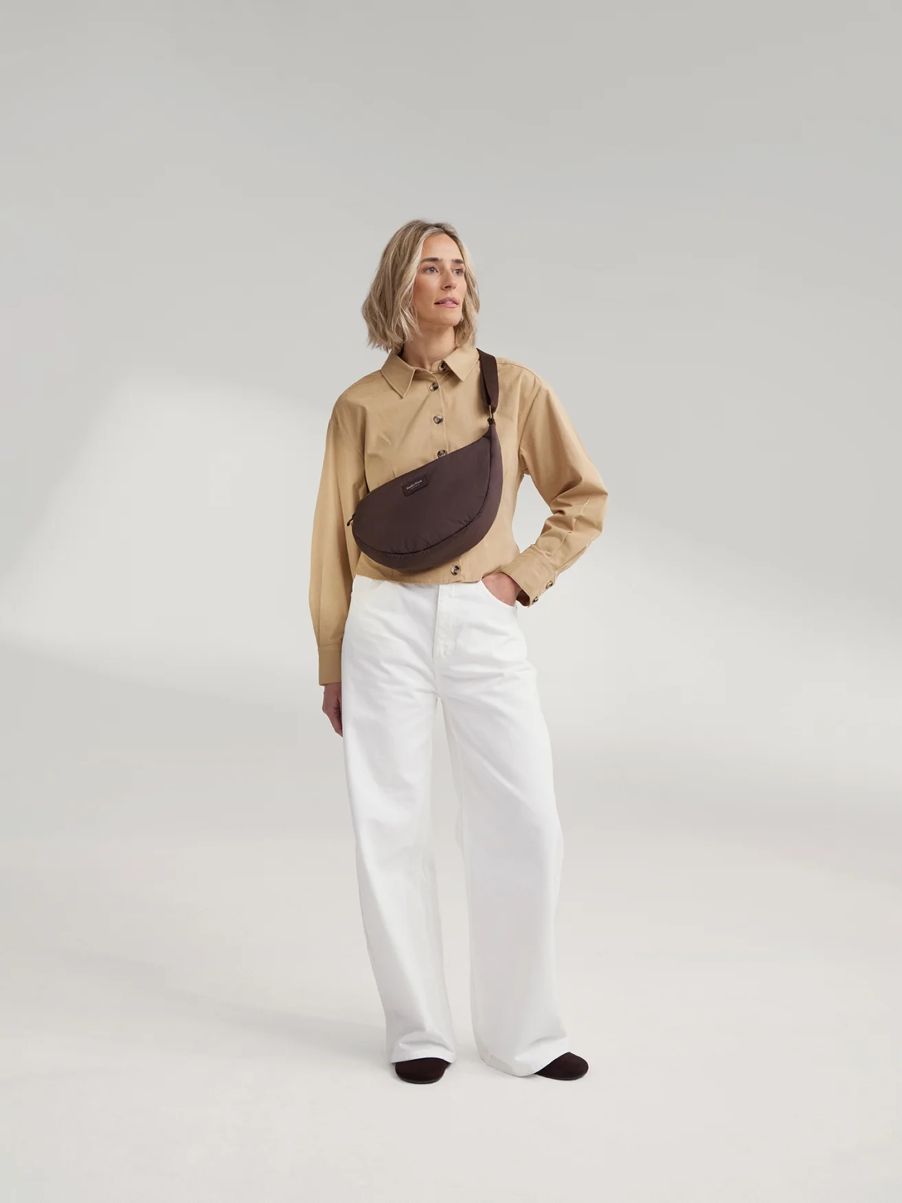 Puffy Adult Fanny Pack | Brown - Image 7