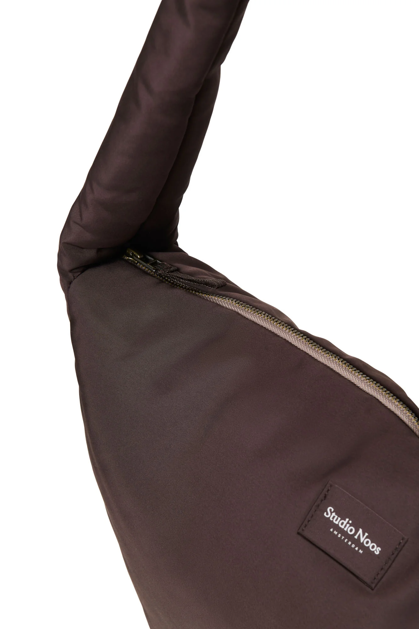 Puffy Cross Body Bag | Brown - Image 8