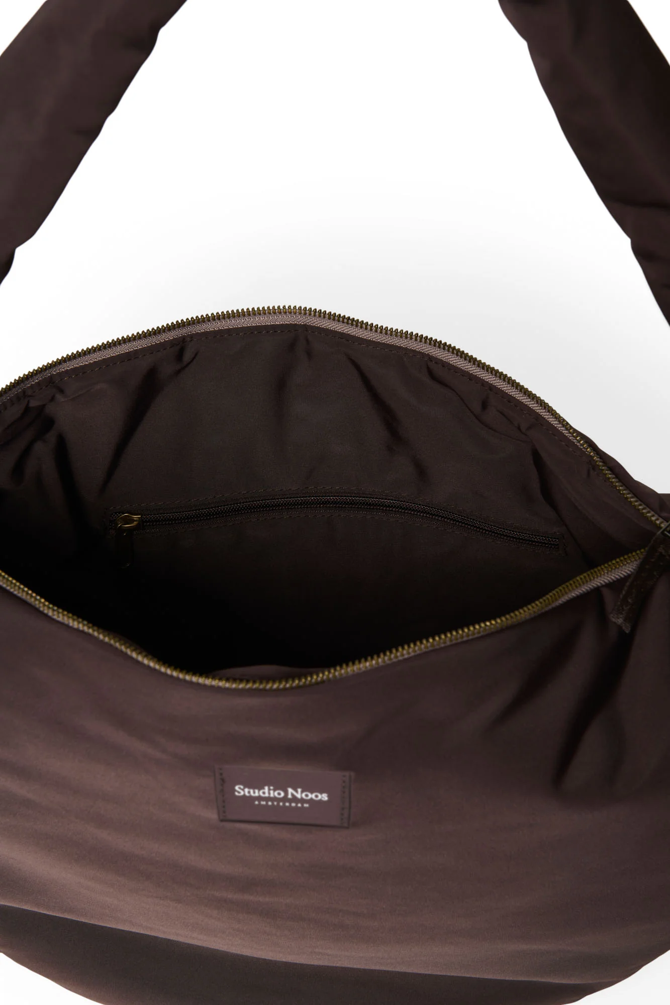 Puffy Cross Body Bag | Brown - Image 9