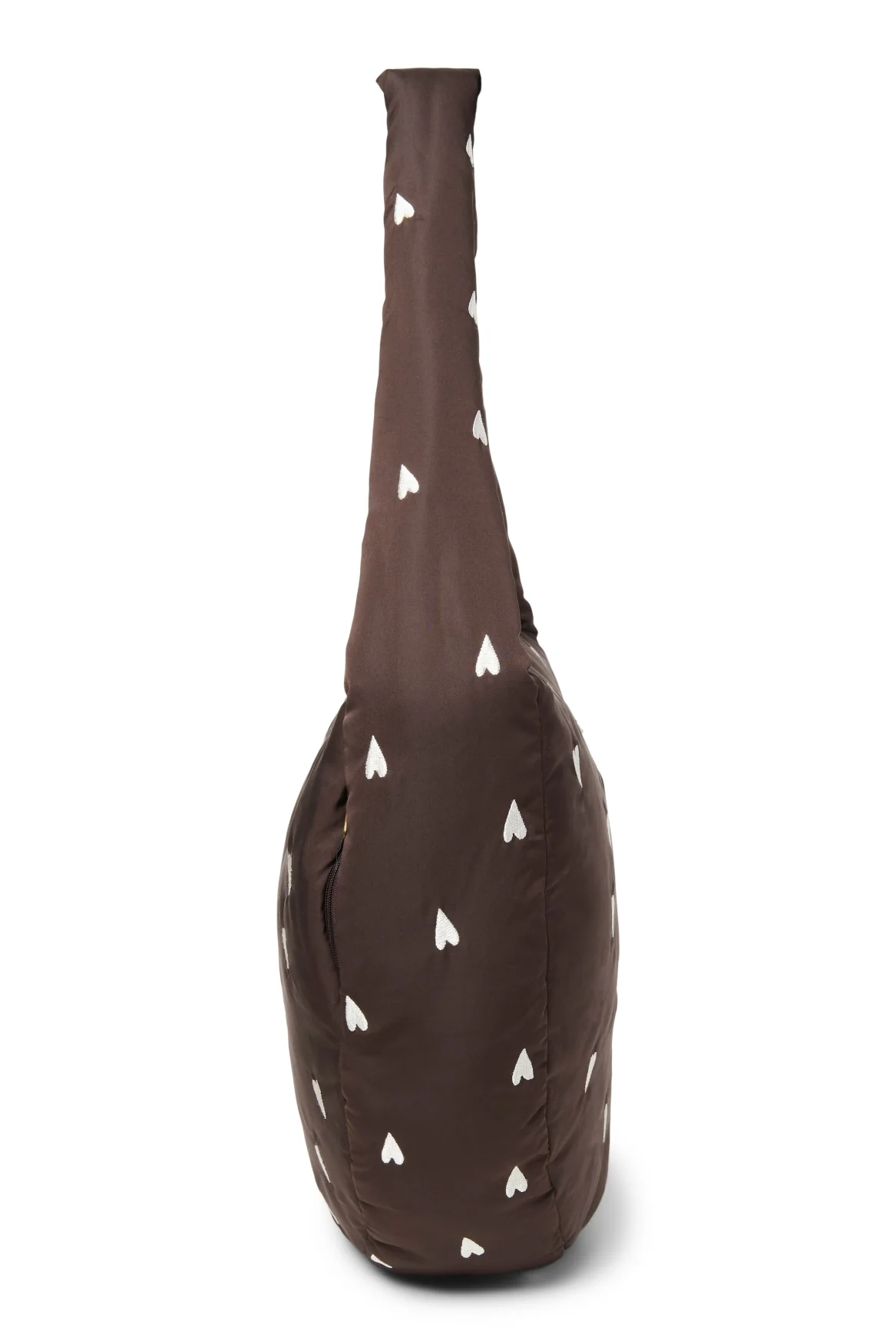 Puffy Cross Body Bag | Brown Hearts - Image 5