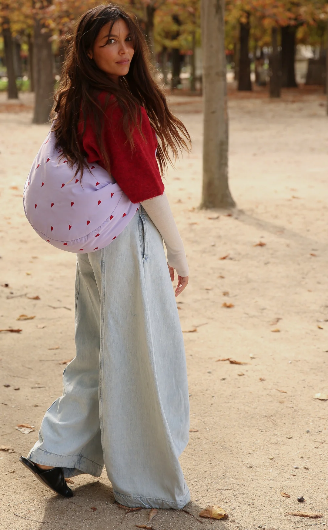 Puffy Cross Body Bag | Purple Hearts - Image 8