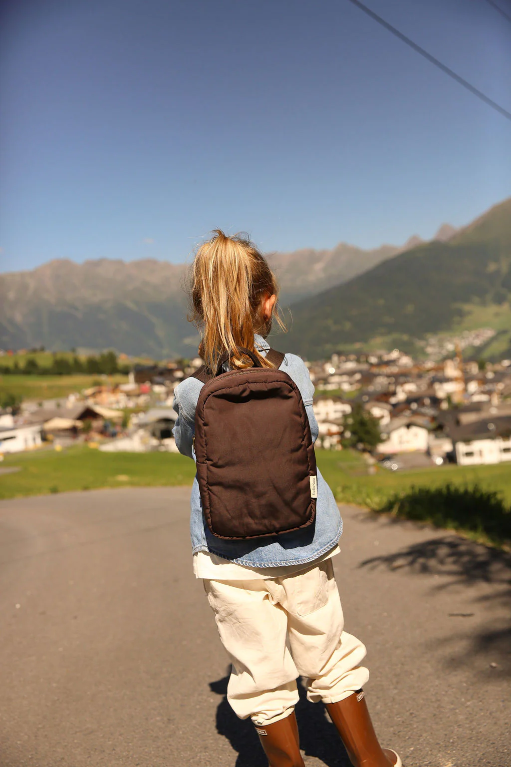 Puffy Mini Backpack | Brown - Image 2