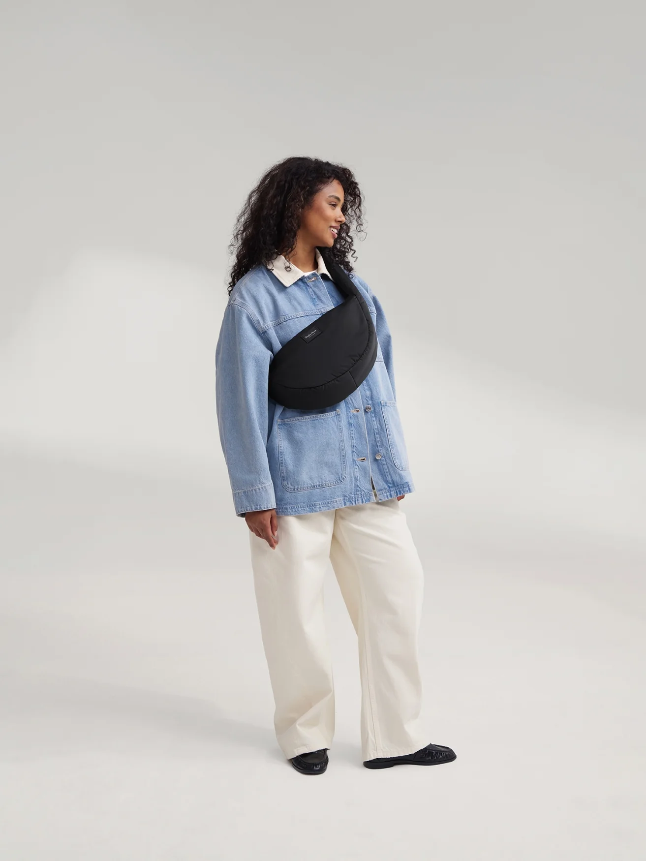 Puffy Mini Cross Body Bag | Black - Image 7