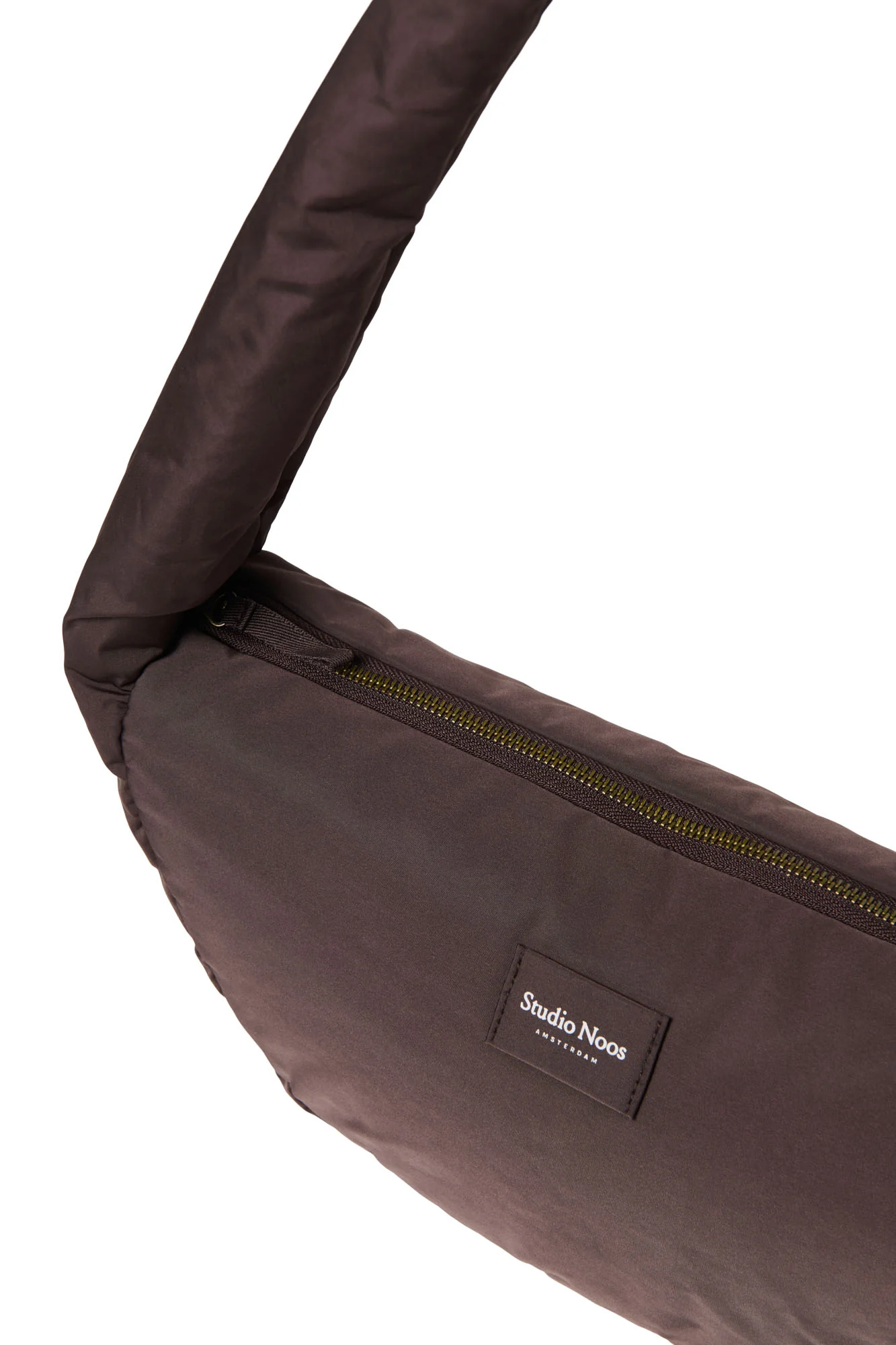 Puffy Mini Cross Body Bag | Brown - Image 3