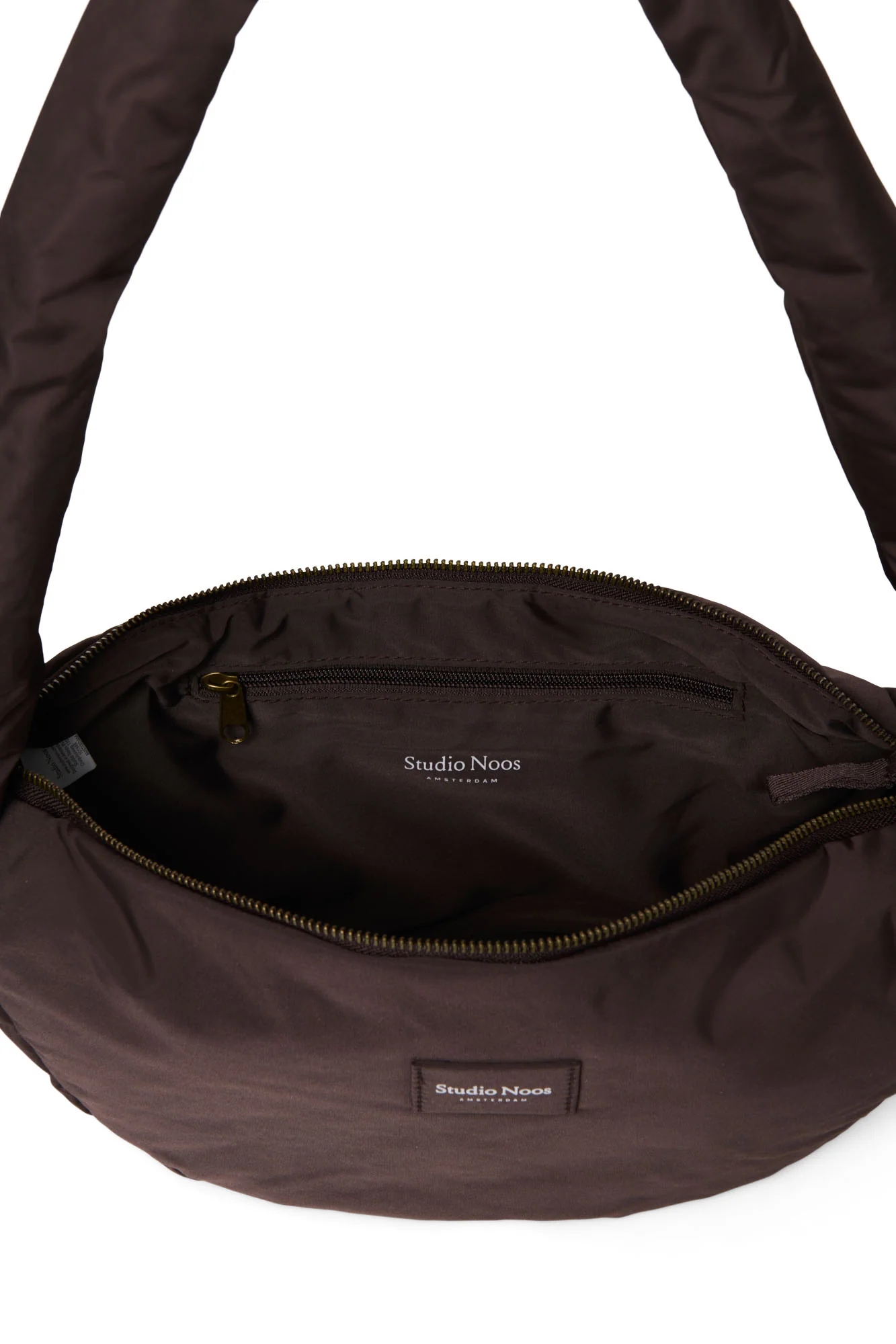 Puffy Mini Cross Body Bag | Brown - Image 6