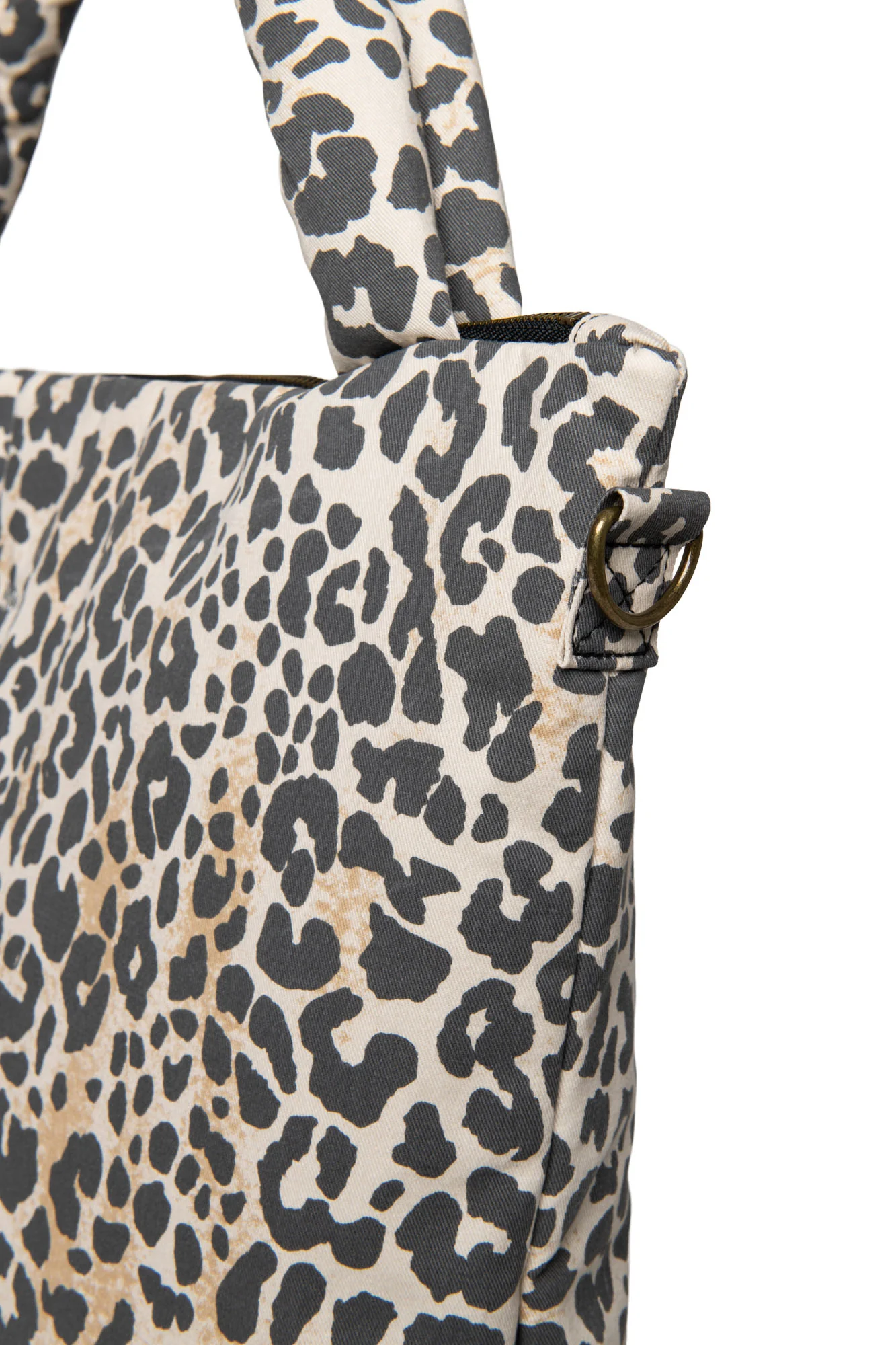 Soft Cotton Diaper Bag | Leopard - Image 5