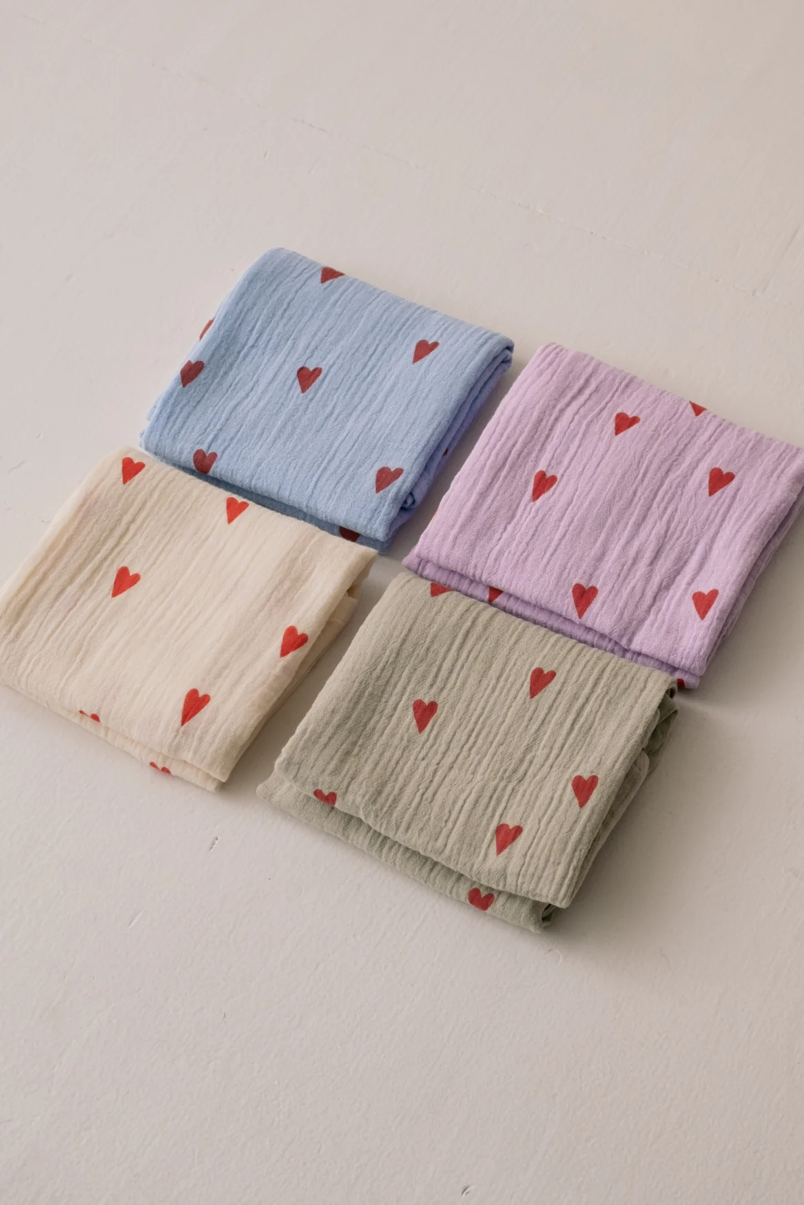 Swaddle Gift Set | Blue Hearts - Image 5
