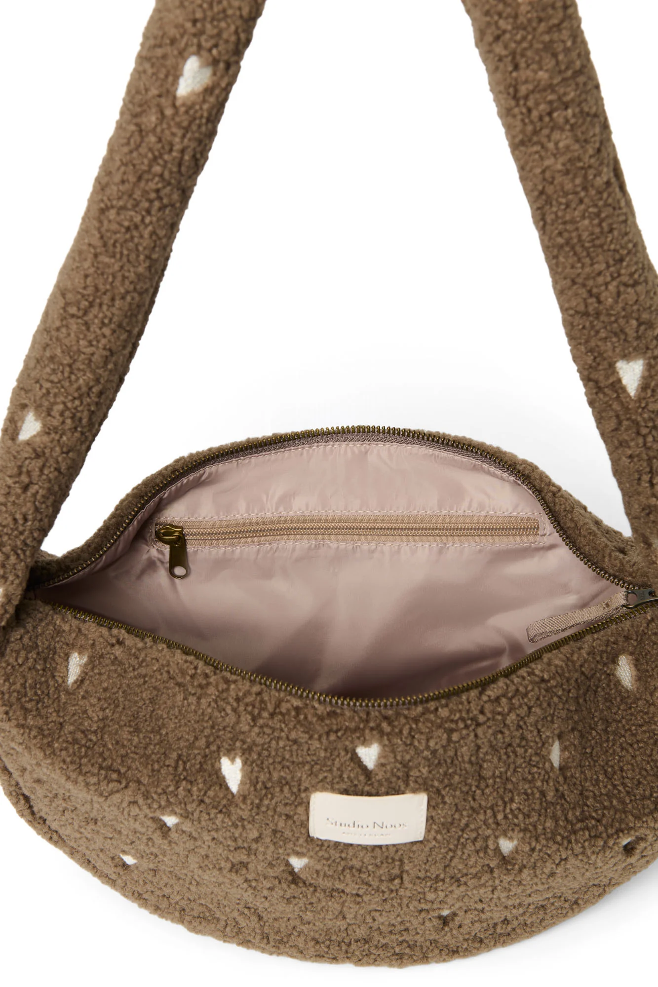 Teddy Mini Cross Body Bag | Brown Hearts - Image 7