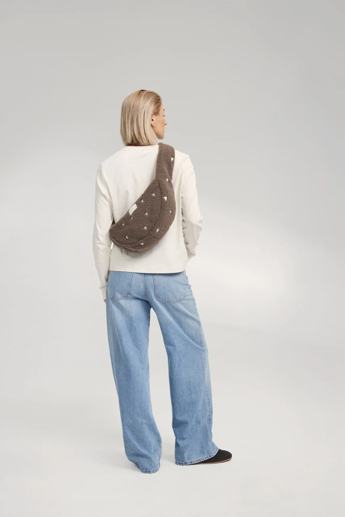 Teddy Mini Cross Body Bag | Brown Hearts - Image 8