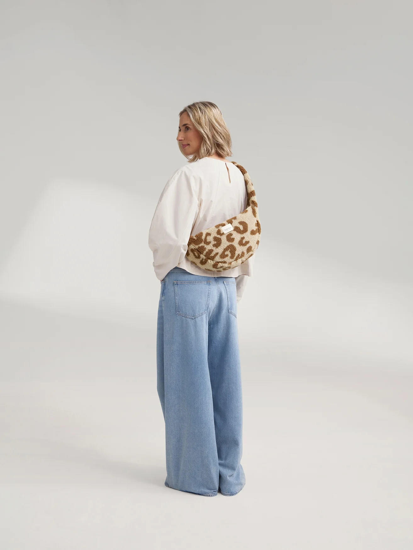 Teddy Mini Cross Body Bag | Leopard - Image 8