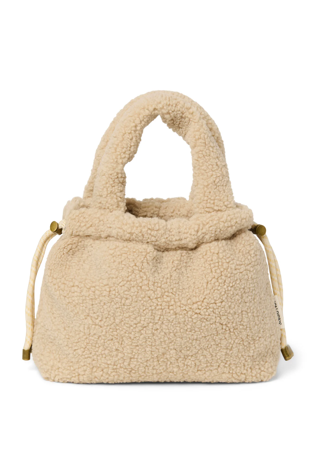 Teddy Mini Drawstring Bag | Ecru