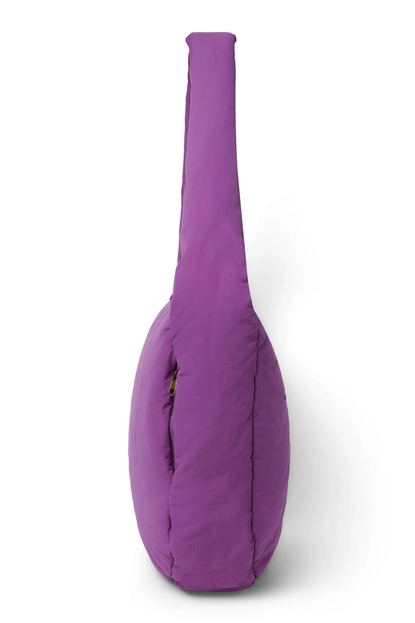 Textured Puffy Cross Body Bag | Purple - Image 5